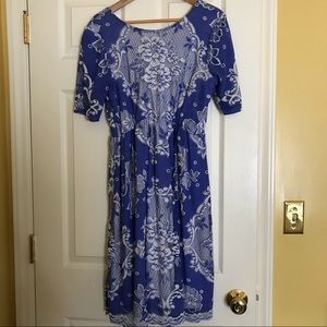 ASOS Maternity Blue Lace Dress